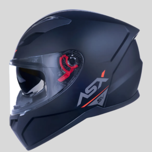 Capacete Moto Asx City Solid Sv Visor Solar Cores Cor Preto Grafite Fosco